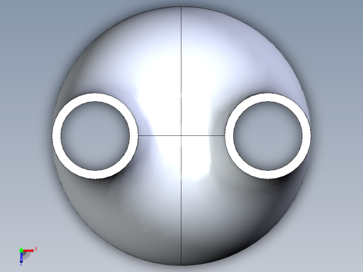 平行四通管俯视缩略图