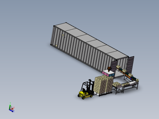 货箱码垛搬运线