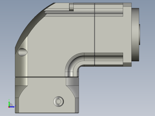 斜齿孔ZPGH060-L1 14-50-70-M5.STEP左视缩略图