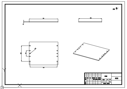 AGV小车转运自行车装置设计（二维）缩略图