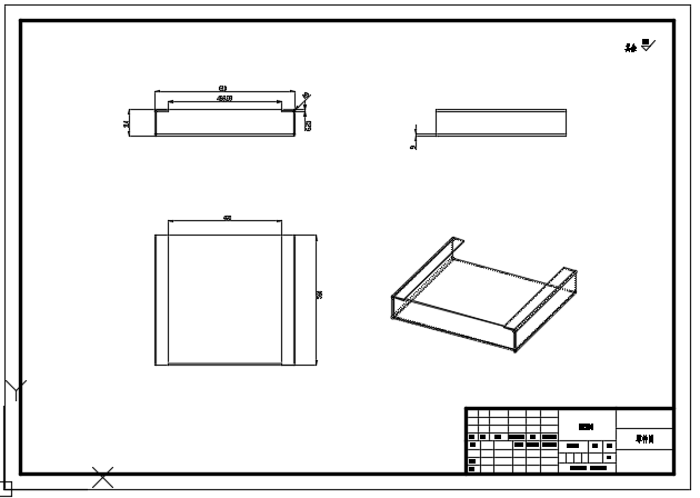AGV小车转运自行车装置设计（二维）