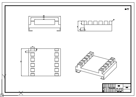 AGV小车转运自行车装置设计（二维）缩略图