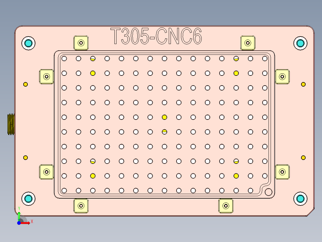 T305-CNC6笔记本CNC工装夹具三维模型-0507前视图