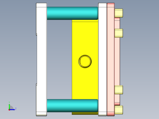T305-CNC6笔记本CNC工装夹具三维模型-0507左视缩略图