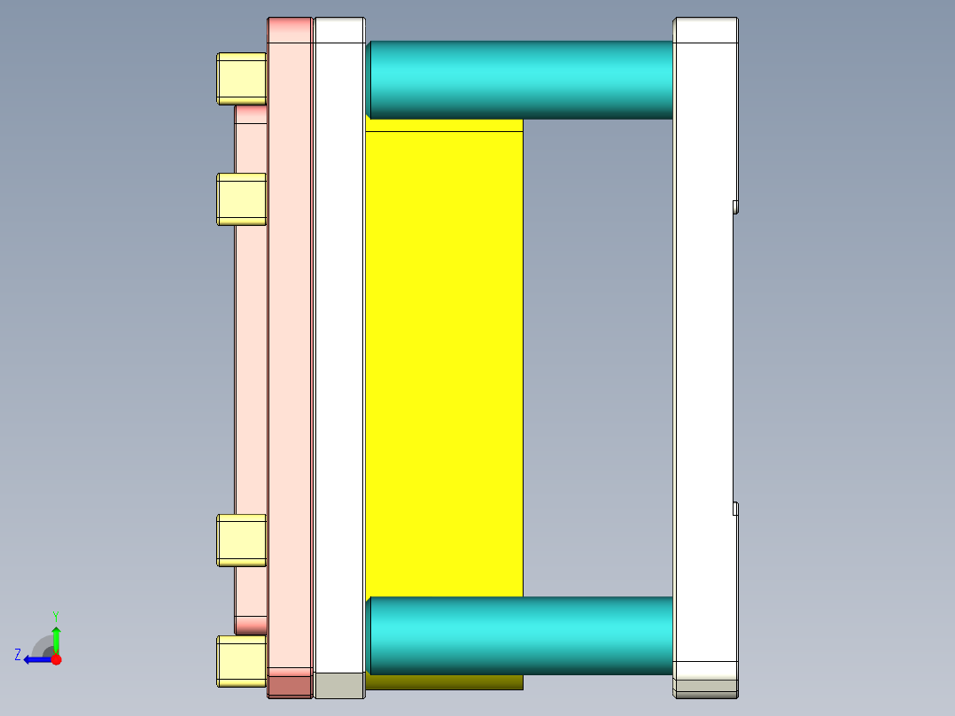 T305-CNC6笔记本CNC工装夹具三维模型-0507右视图
