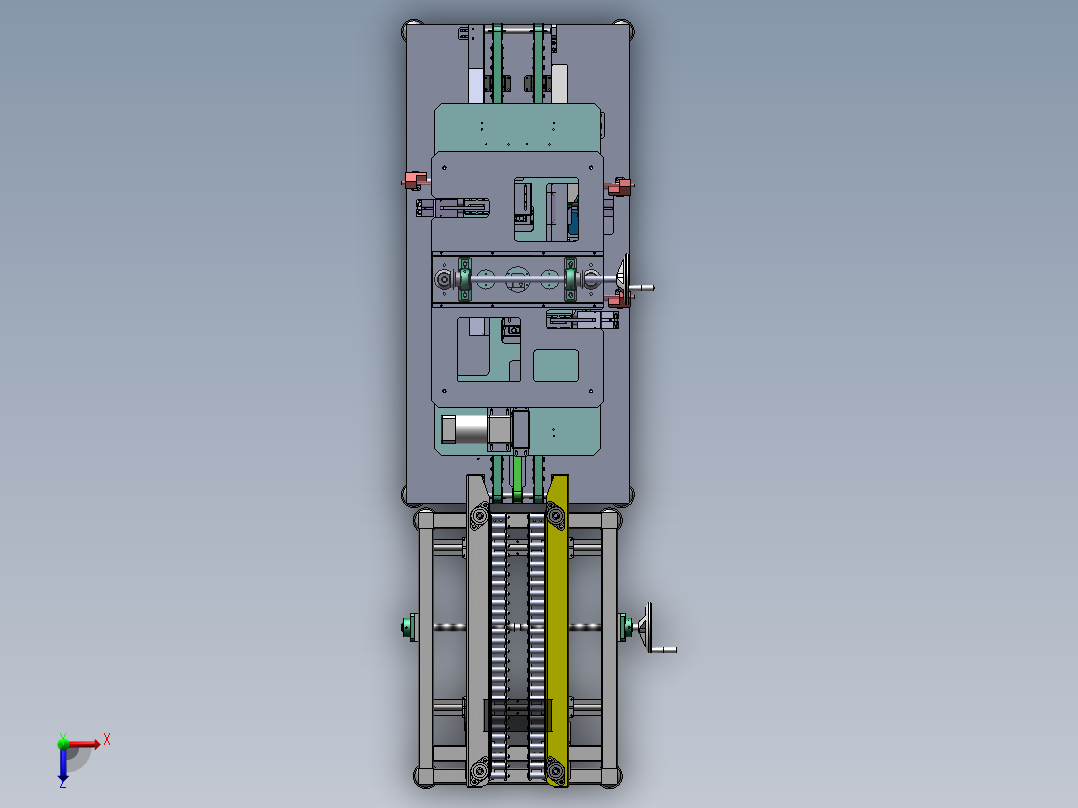 2023.02月-半自动纸盒包装机sw18可编辑俯视图