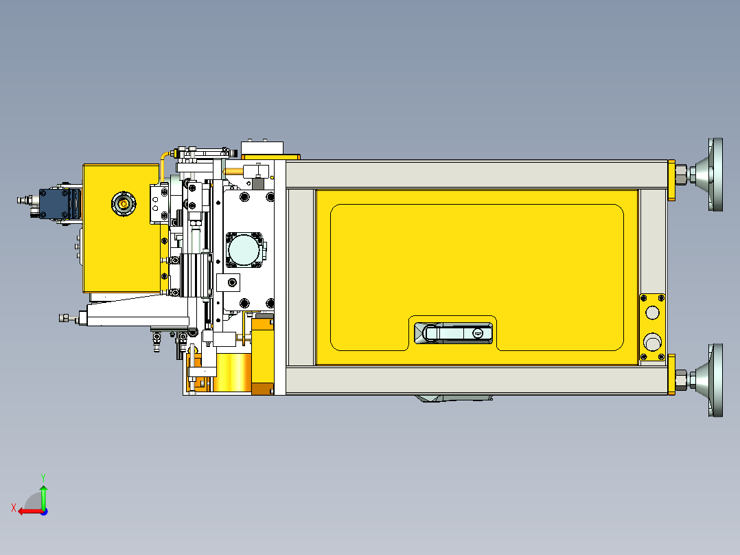 棒料折弯机step后视图