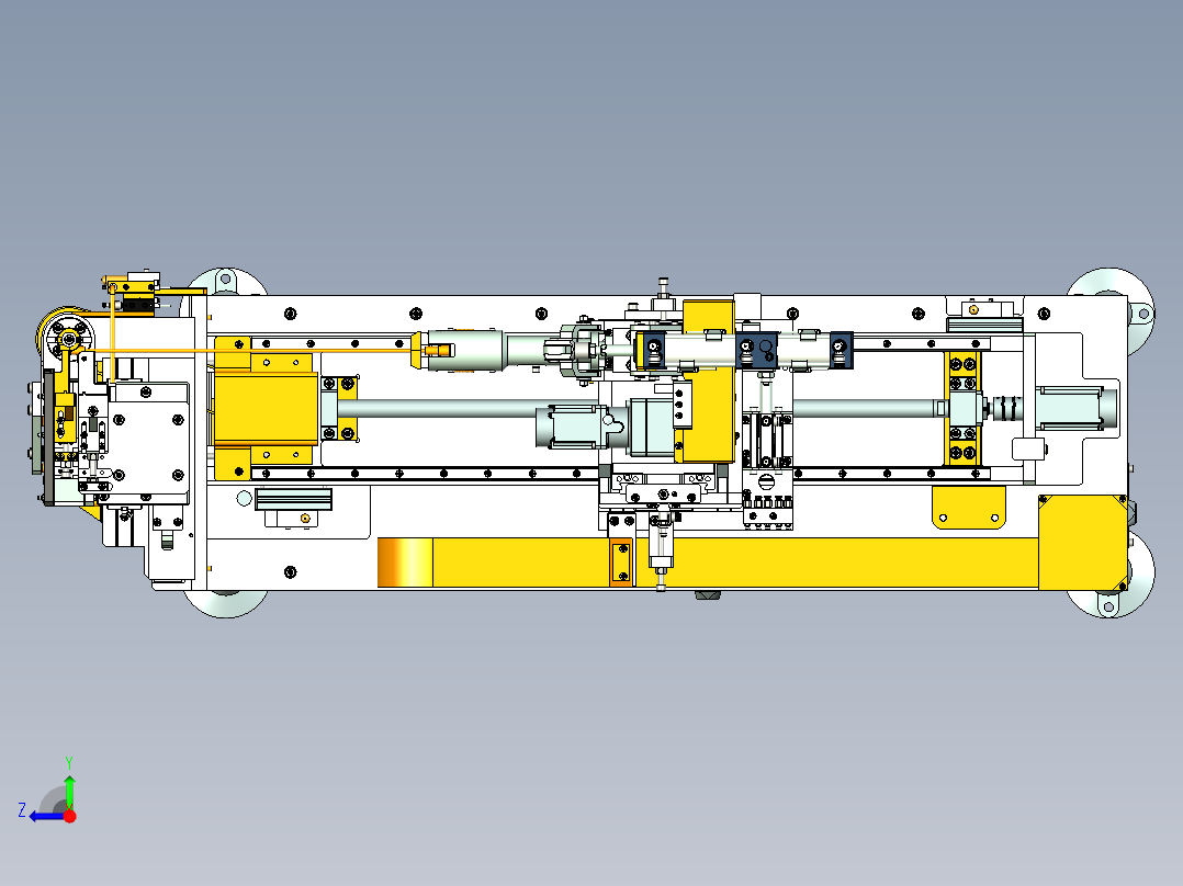 棒料折弯机step右视图