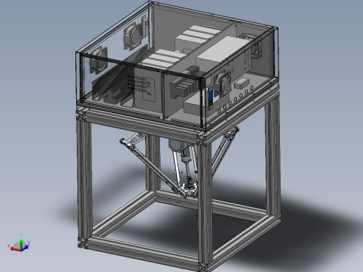 小型蜘蛛手（sw18可编辑+工程图+bom+电气）