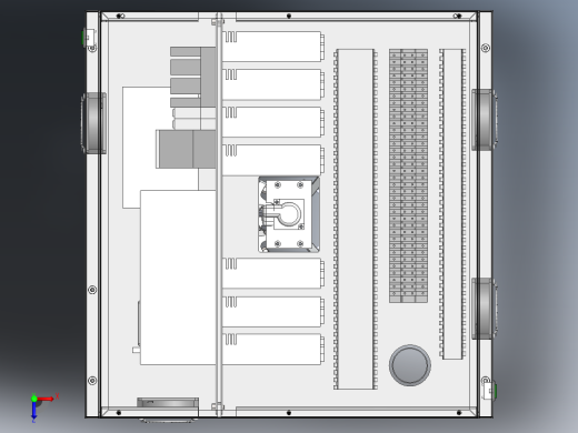 小型蜘蛛手（sw18可编辑+工程图+bom+电气）俯视缩略图