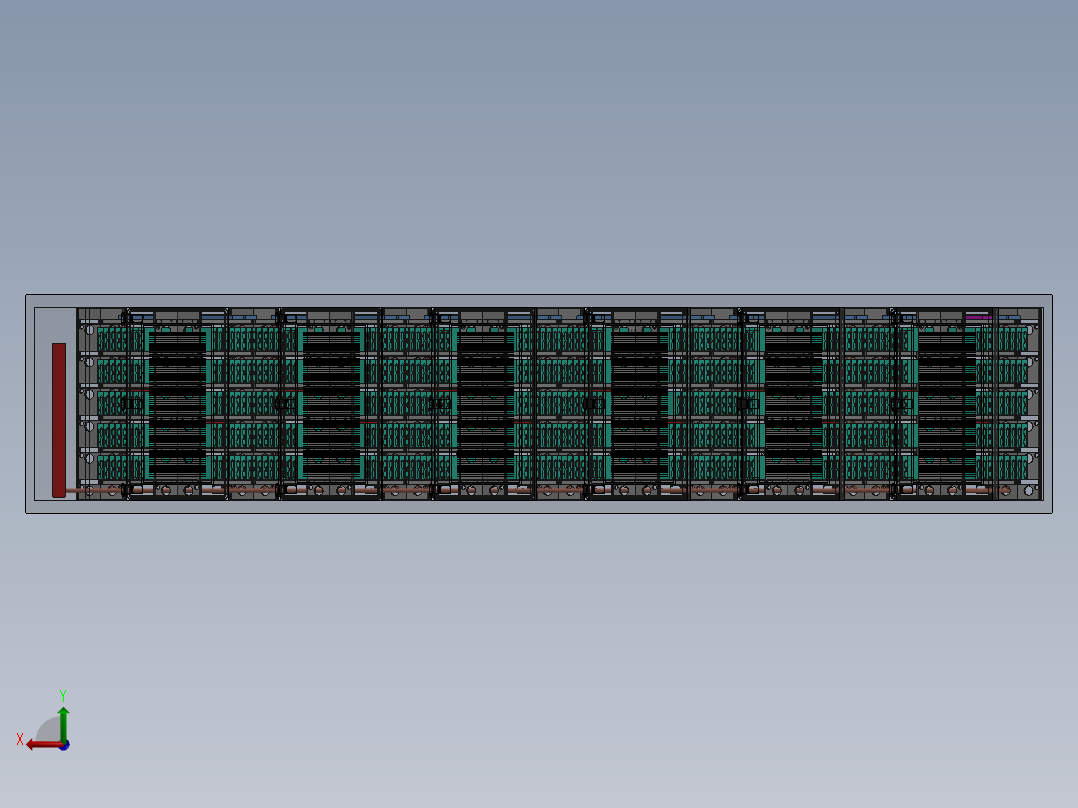 比特币矿机（sw21可编辑+工程图）后视图