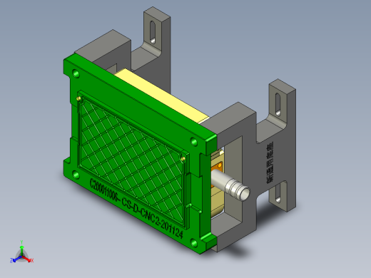 CKS-D-笔记本CNC工装夹具三维模型CNC2-201124
