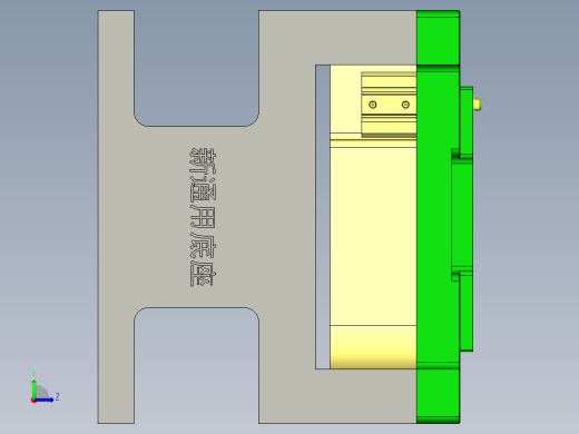 CKS-D-笔记本CNC工装夹具三维模型CNC2-201124左视缩略图