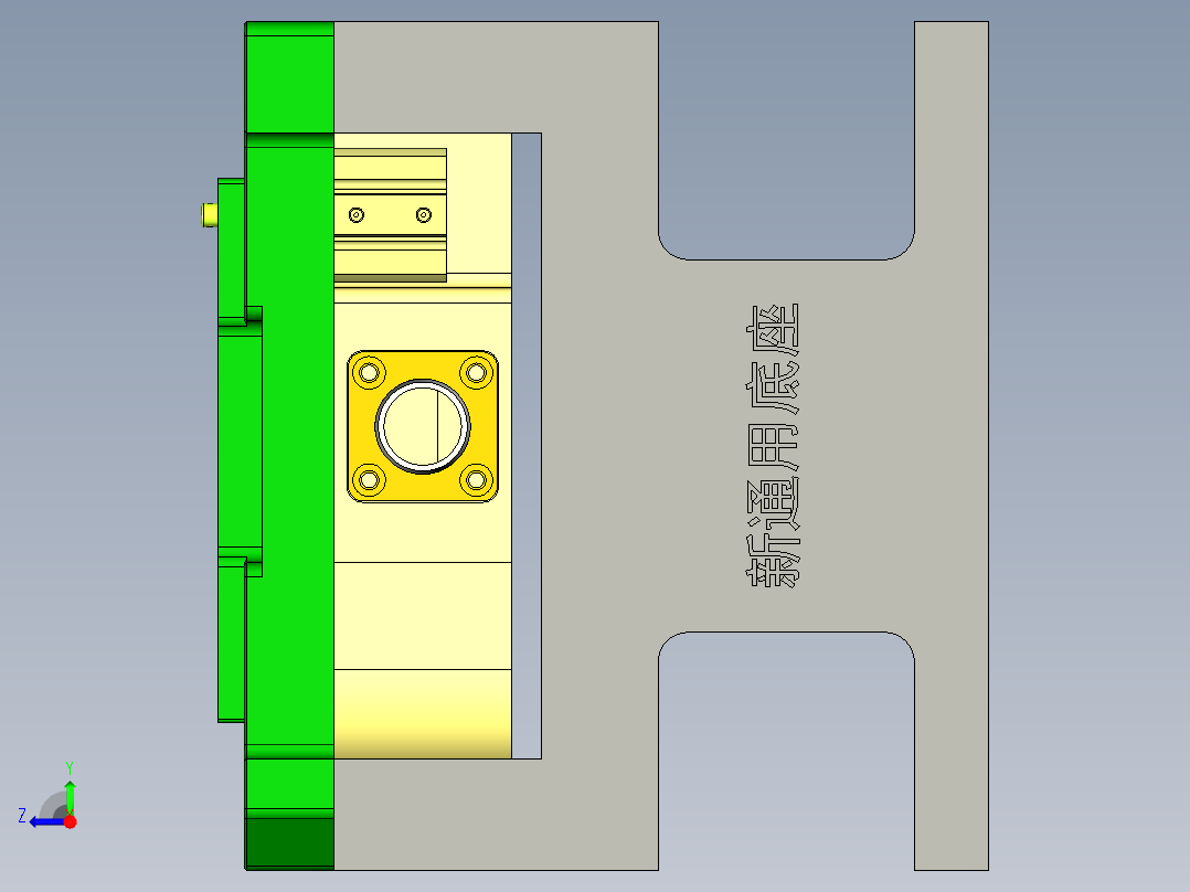 CKS-D-笔记本CNC工装夹具三维模型CNC2-201124右视图