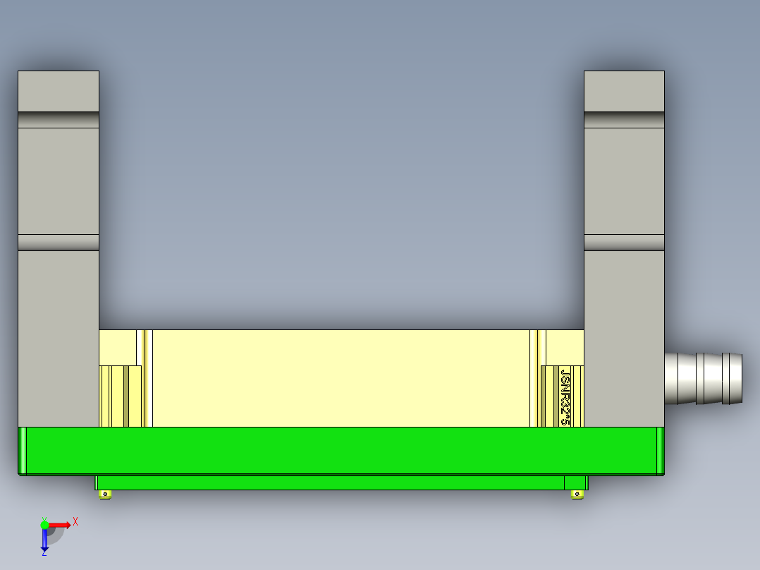 CKS-D-笔记本CNC工装夹具三维模型CNC2-201124俯视图
