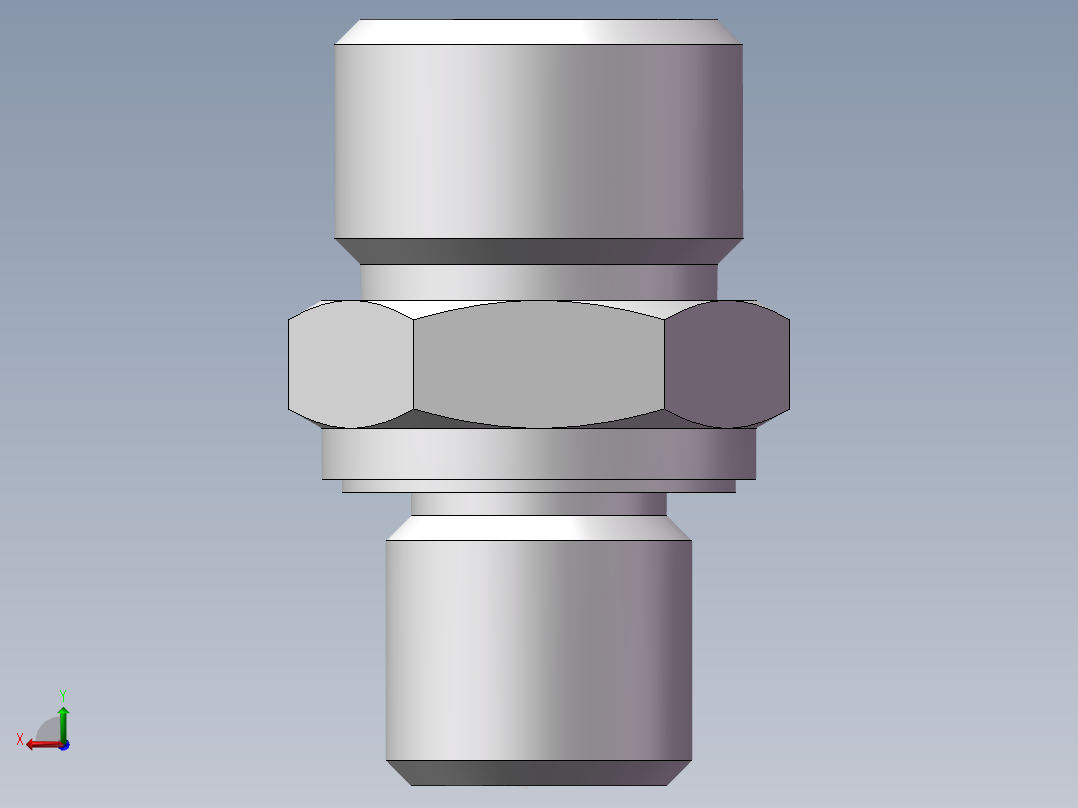 公制螺纹ED密封、1CM-16-12WD非标后视图