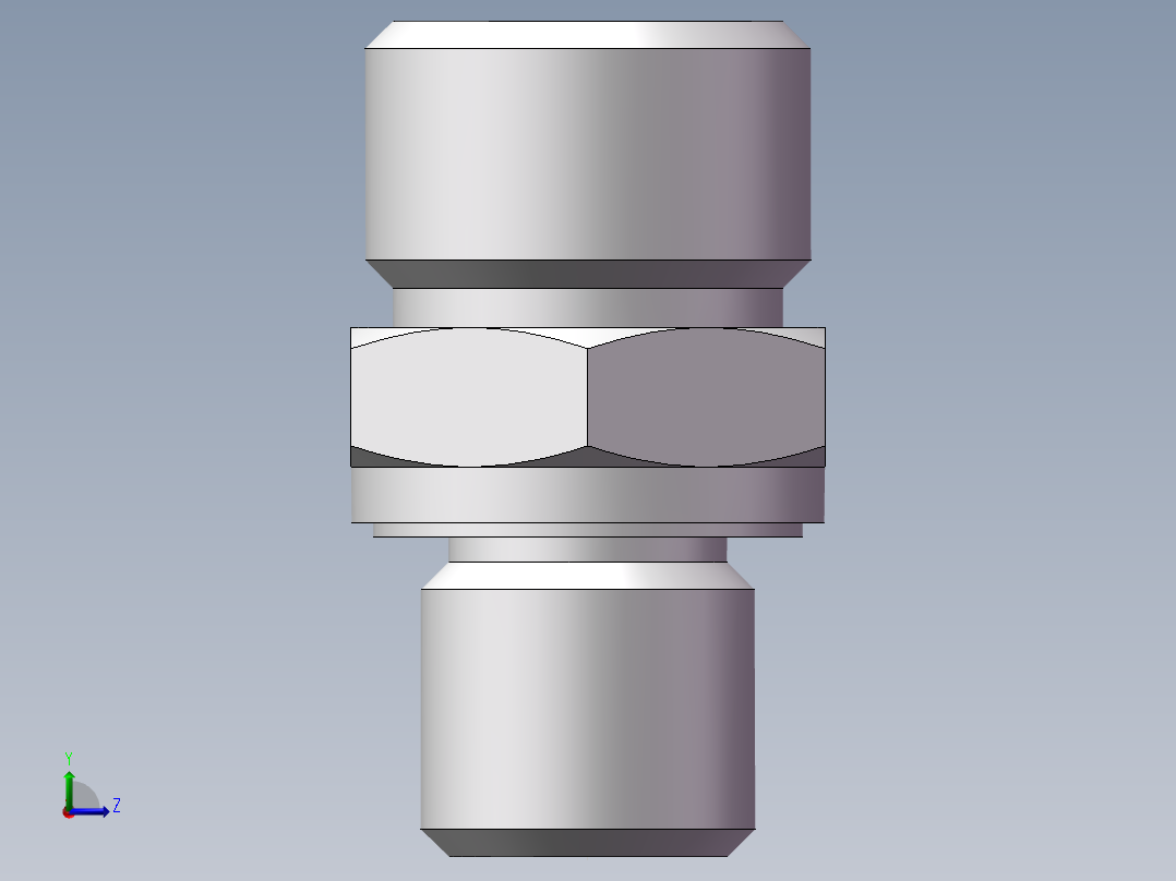 公制螺纹ED密封、1CM-16-12WD非标左视图