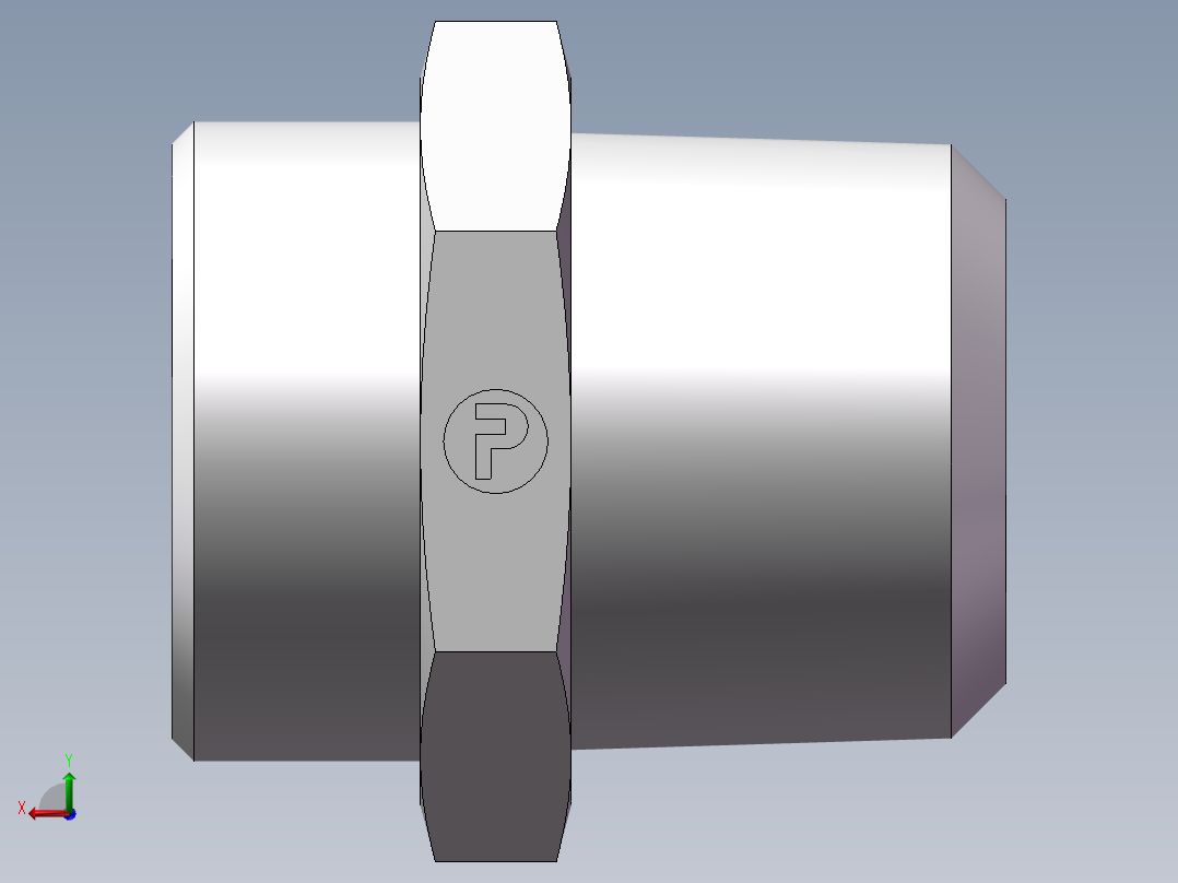 美制锥螺纹、1CN-36-16后视图