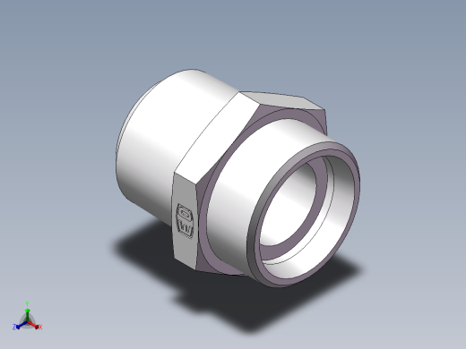 美制锥螺纹、1CN-36-16正等轴测缩略图
