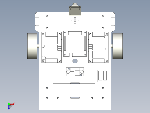 巡迹小车俯视缩略图