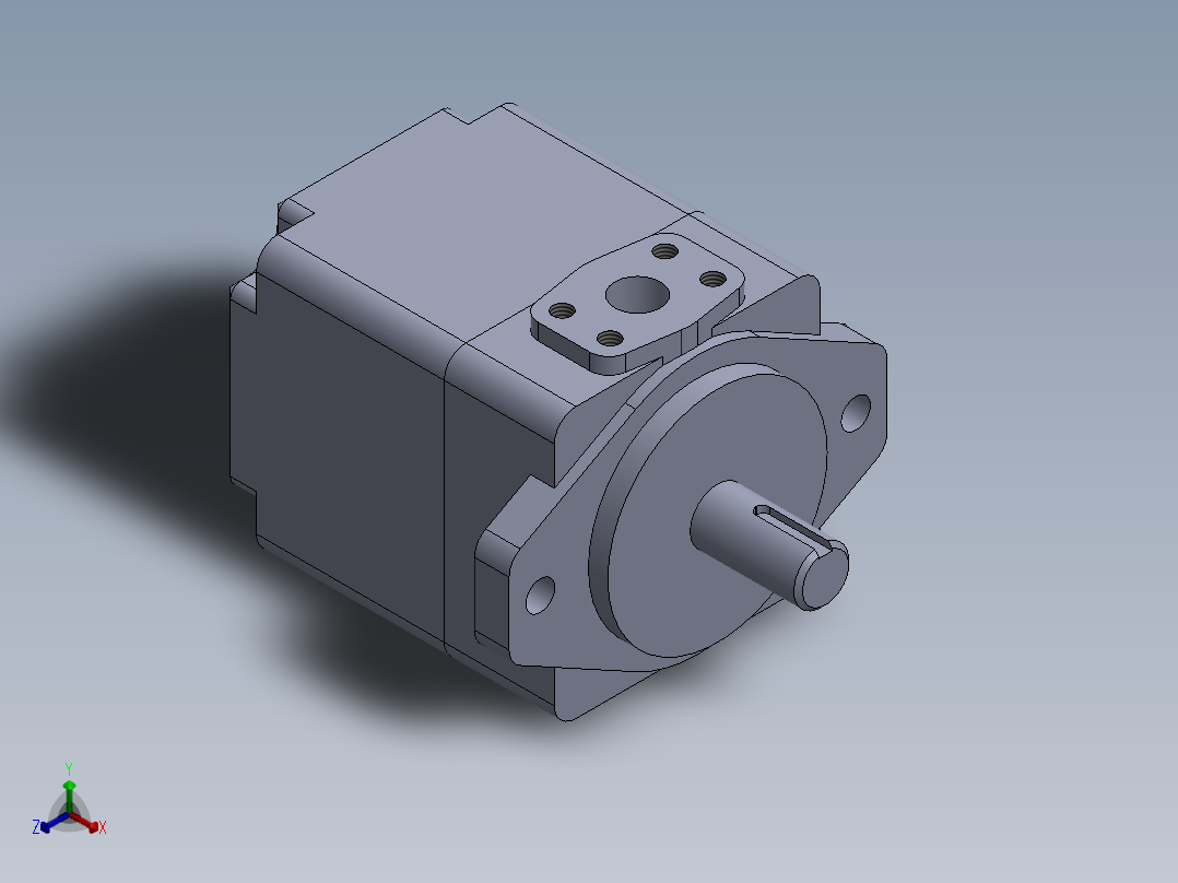 VP2R电机正等轴测图