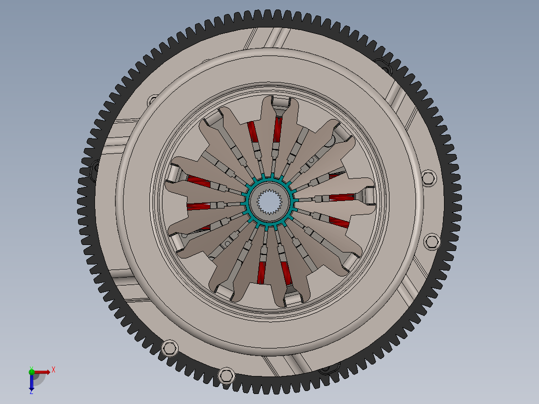 离合器(24)俯视图