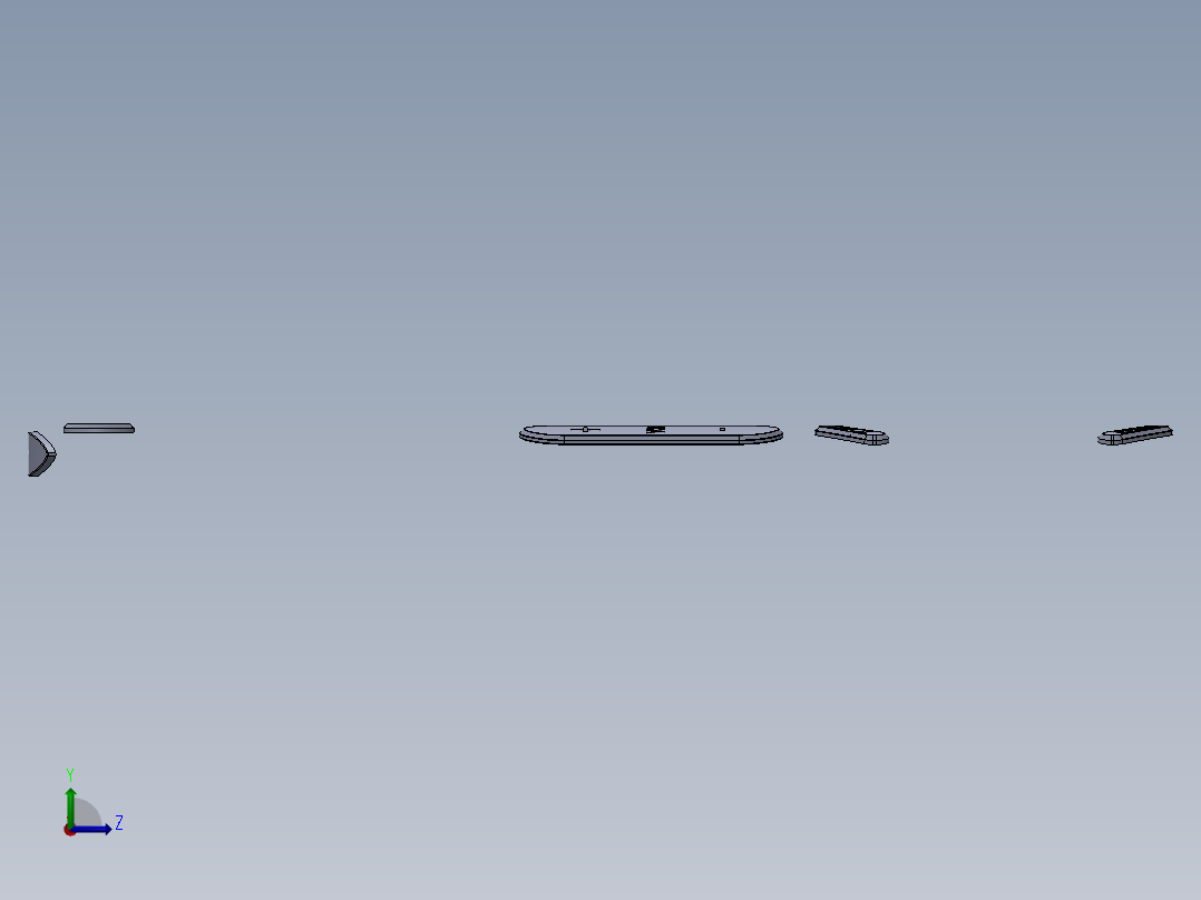 遥控器、遥控板(16)左视图