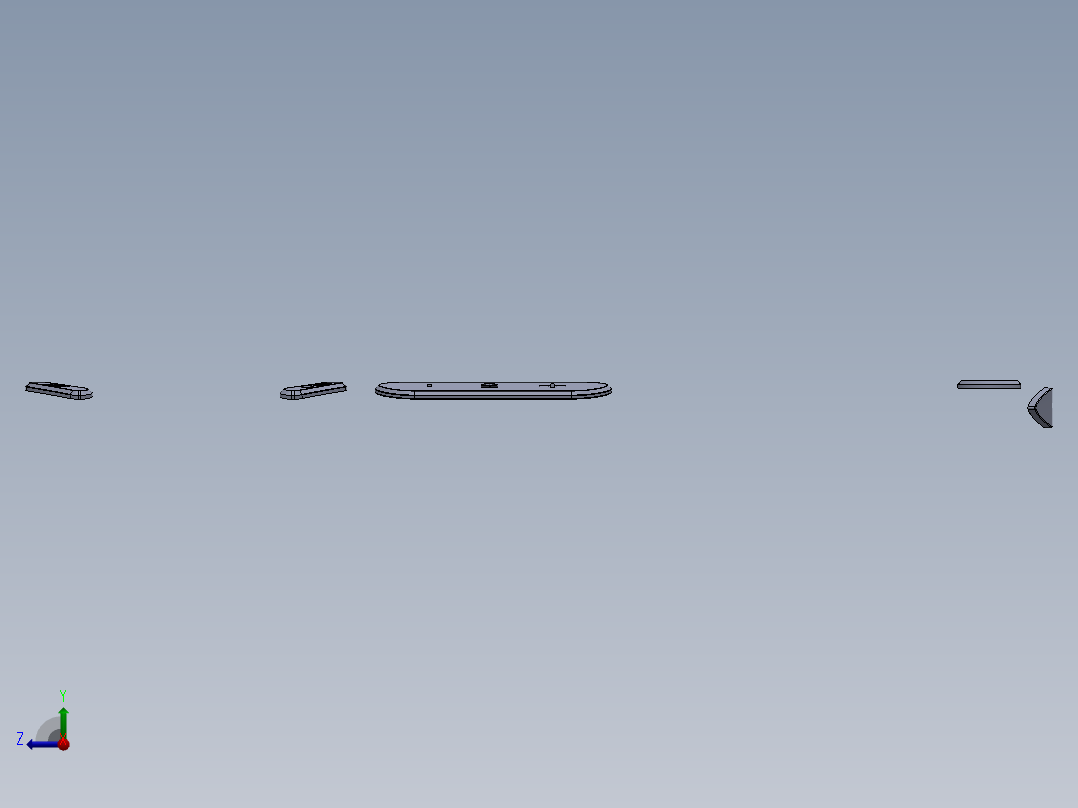 遥控器、遥控板(16)右视图