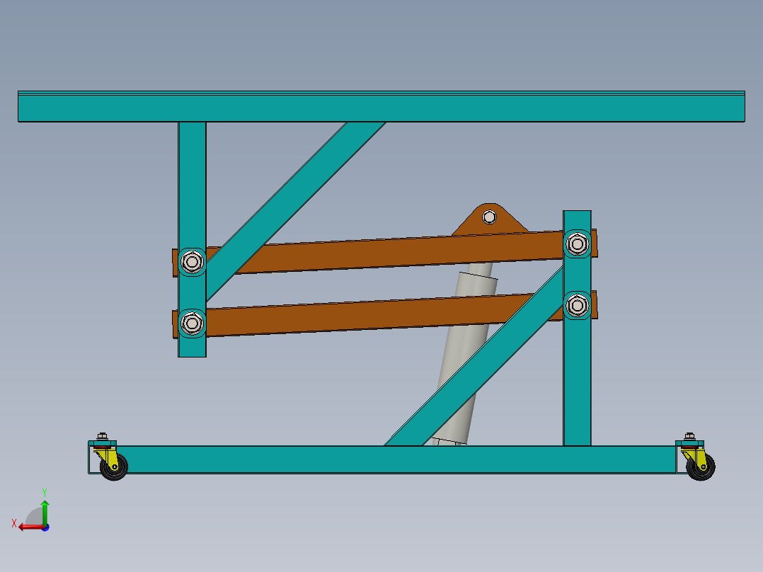剪叉式升降机 、升降机(24)后视图