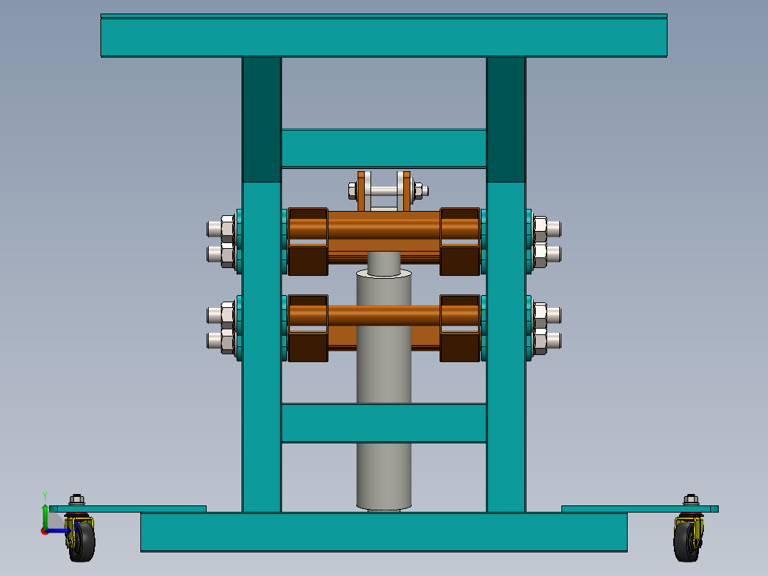 剪叉式升降机 、升降机(24)左视图