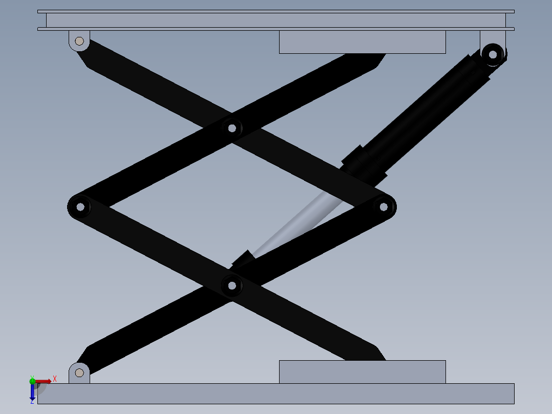 剪叉式升降机 、升降机(32)俯视图