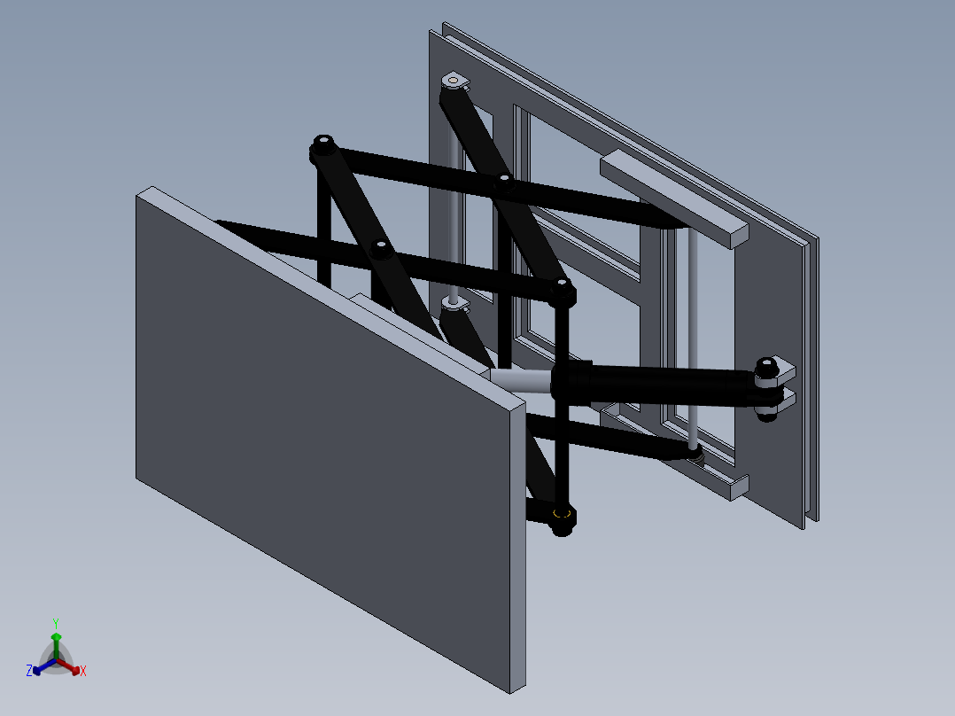 剪叉式升降机 、升降机(32)正等轴测图