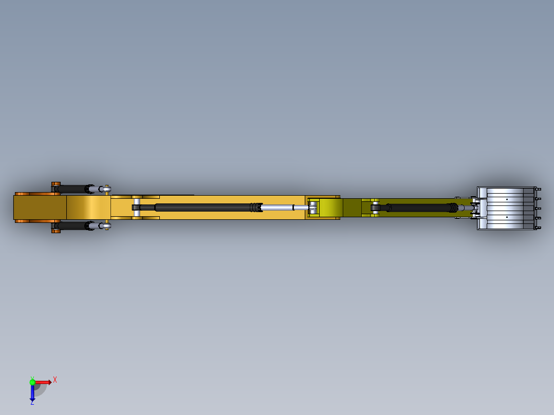 挖掘机、推土机(32)俯视图