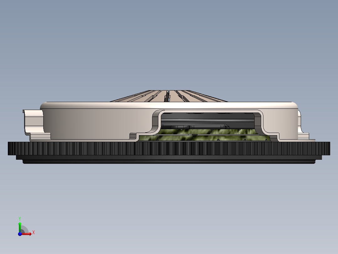 离合器(29)前视图