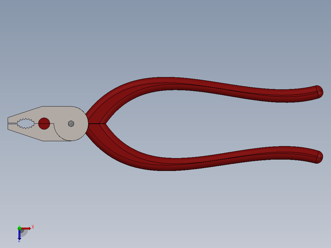 钳子、手钳子(28)俯视图