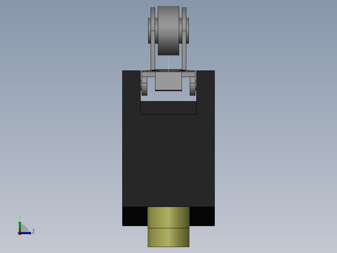 微动开关X_10GW22_B左视图