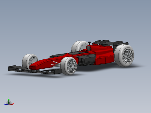 F1运动赛车模型