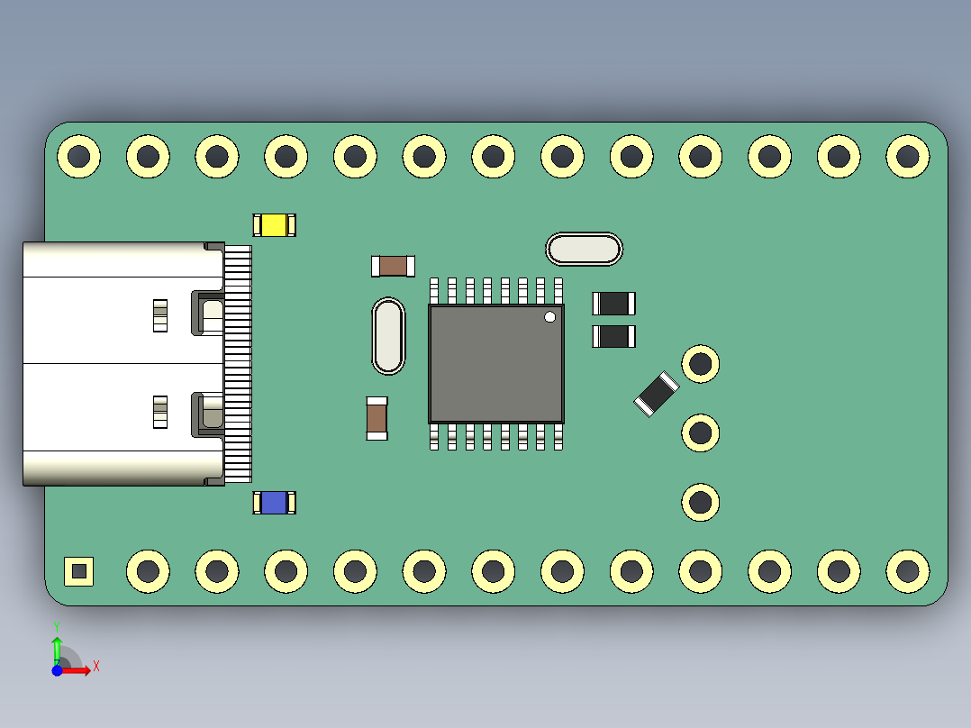 nano v2 板前视图