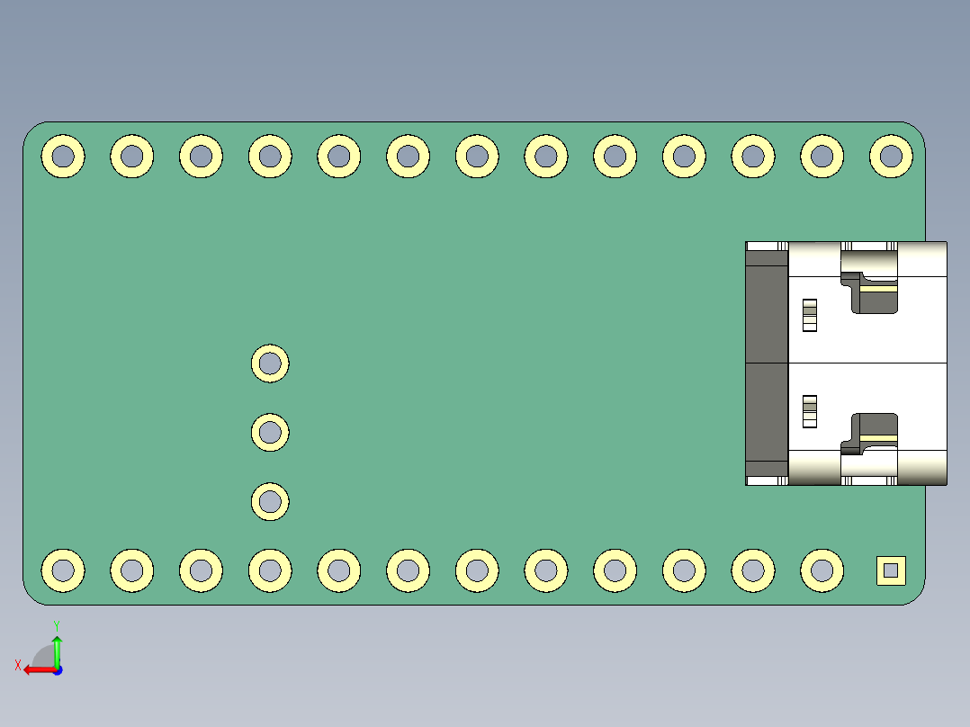 nano v2 板后视图