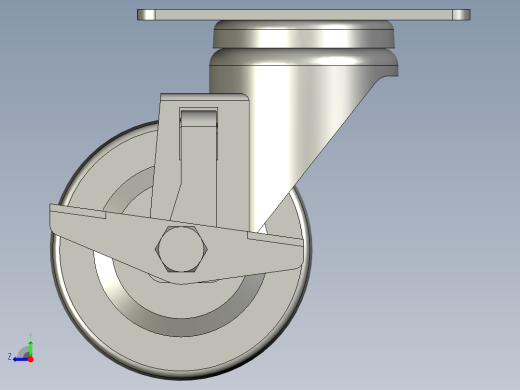 万向脚轮CBL21_75_P右视缩略图