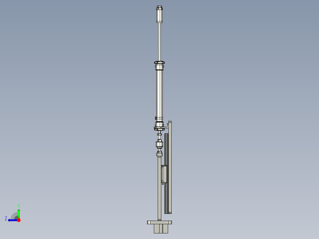 ZPZDSLJ5-气密性检测装配体右视图