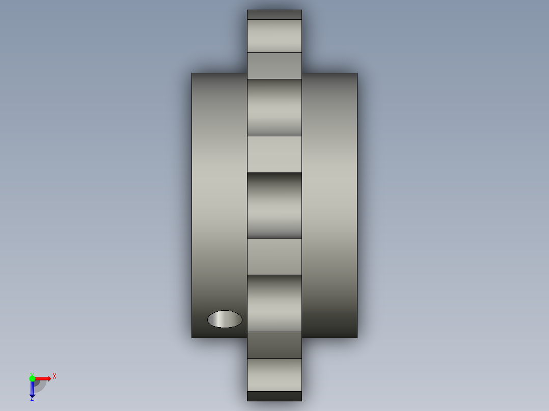 1270-T12-链轮-上海晟况机械俯视图