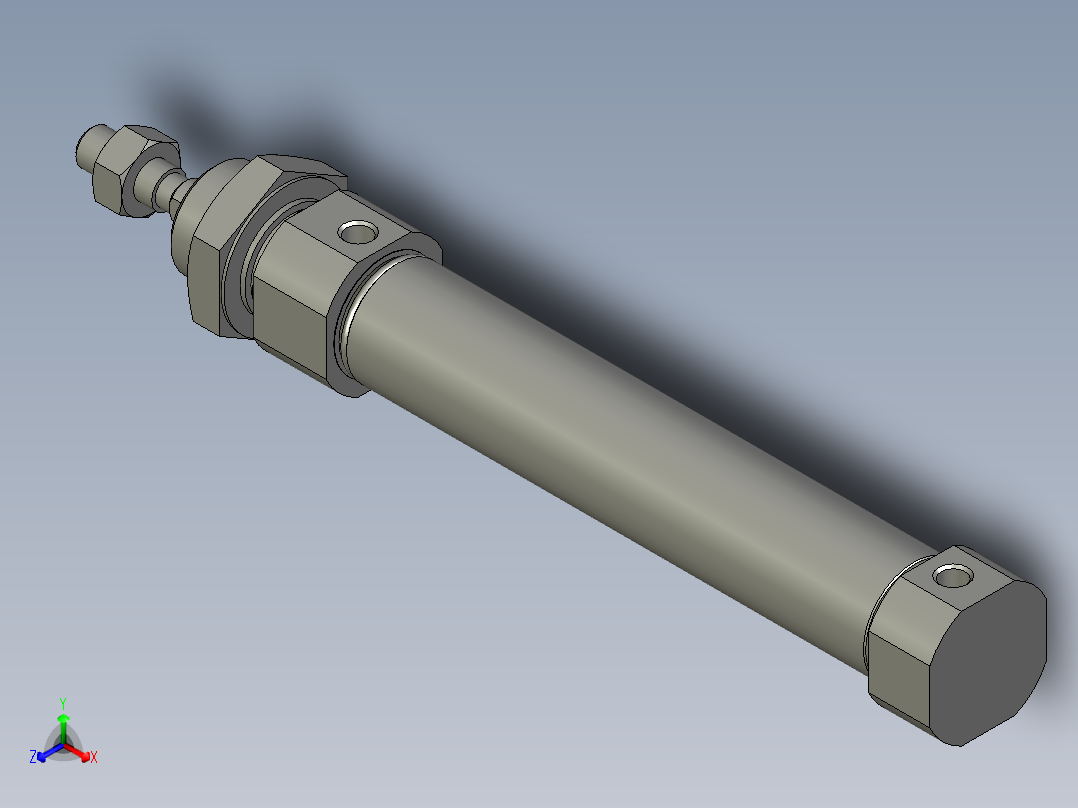 亚德客气缸MI16x60U_0_+__主视图