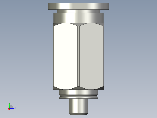气管接头PC4M3-M左视缩略图