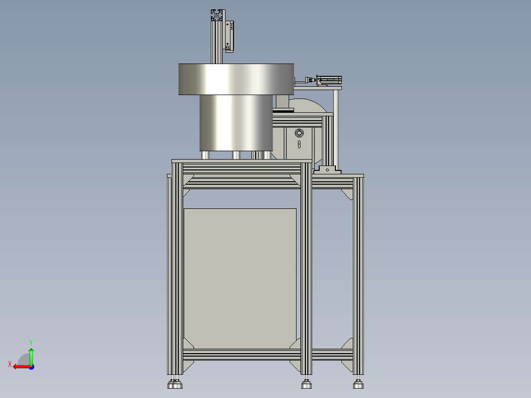 自动供料的胶带切胶机后视图