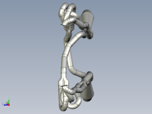 LS Tri-Y交叉排气_集管 v2 &amp; v3右视缩略图