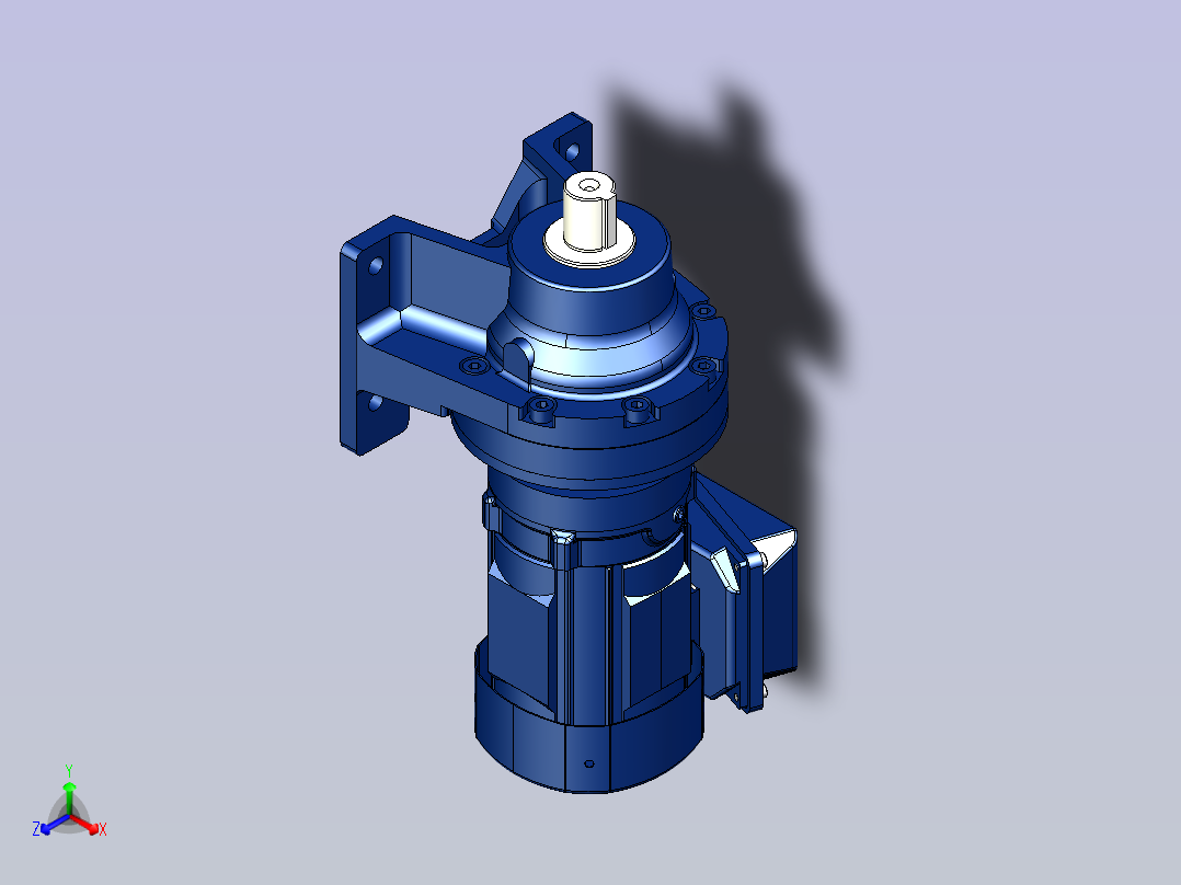 住友(SMT)减速机3D CNHM01-609□DA-AV,EV主视图