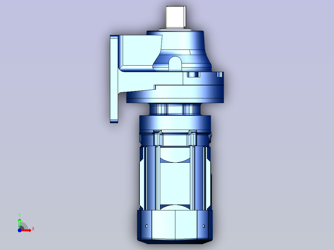 住友(SMT)减速机3D CNHM01-609□DA-AV,EV前视图