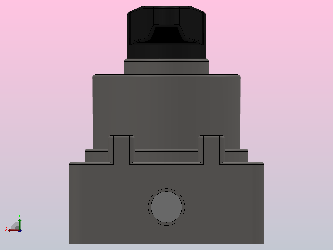 HV400-02手转阀[HV400-04]后视图