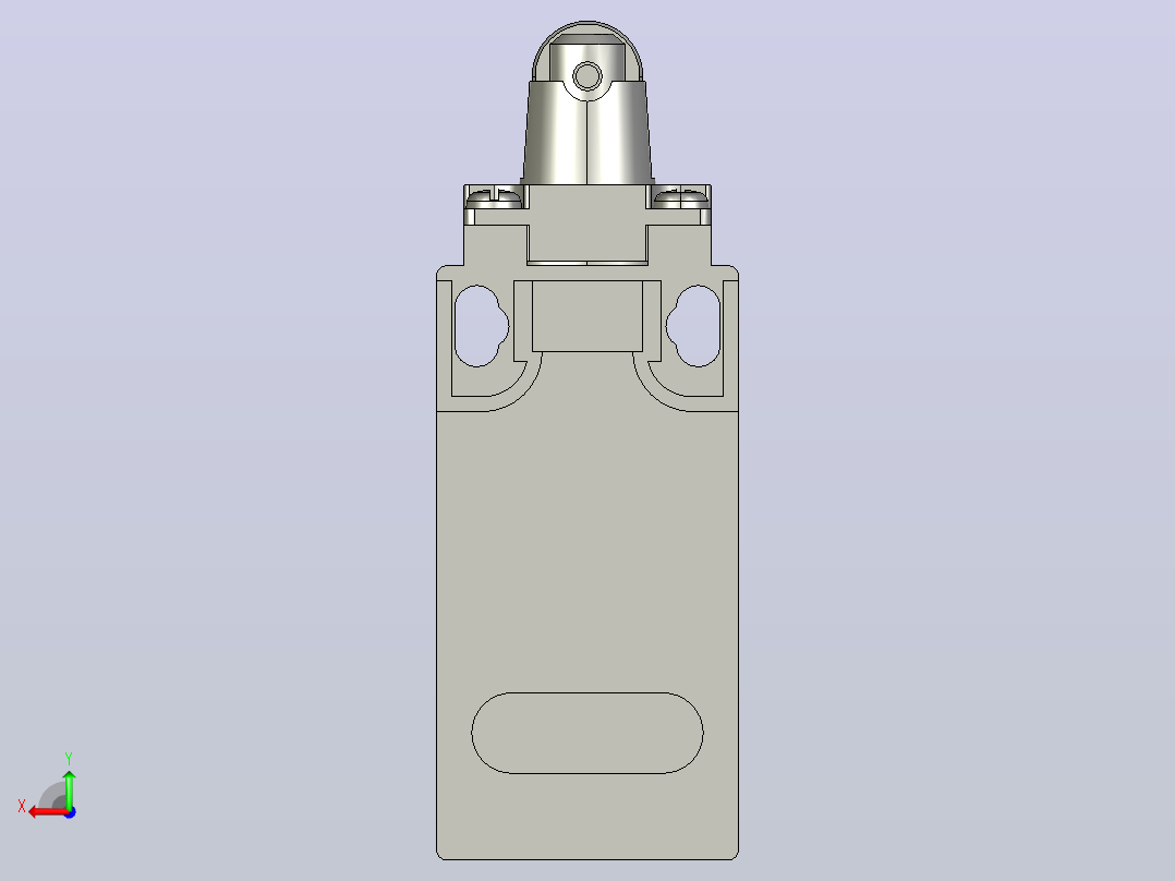 行程开关传感器TZ-9212后视图